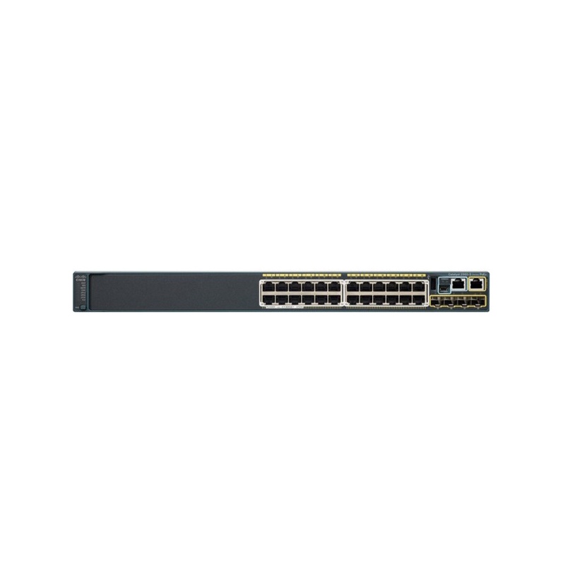 Cisco WS-C2960S-24PS-L Network Equipments Catalyst 2960S 24 GigE PoE 370W, 4 X SFP LAN Base