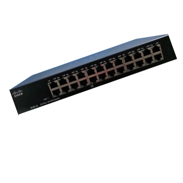 SF95-24 24-Port 10/100 Unmanaged Switch RJ-45 connectors for 10BASE-T/100BASE-TX