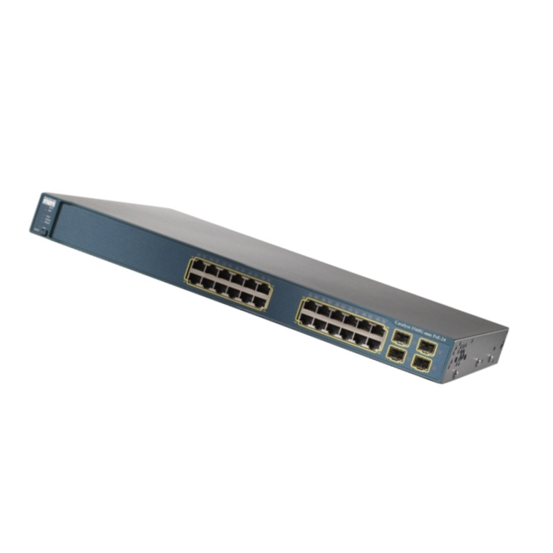 Cisco Original Cheap Used Switch 3560G 24 Ports Gigabit PoE Network Switch WS-C3560G-24PS-E
