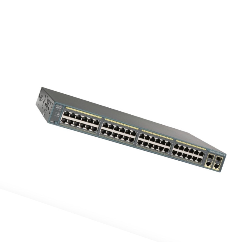 Cisco Network Switch WS-C2960+48TC-L Catalyst 2960 Plus 48 10/100 + 2 T/SFP LAN Base