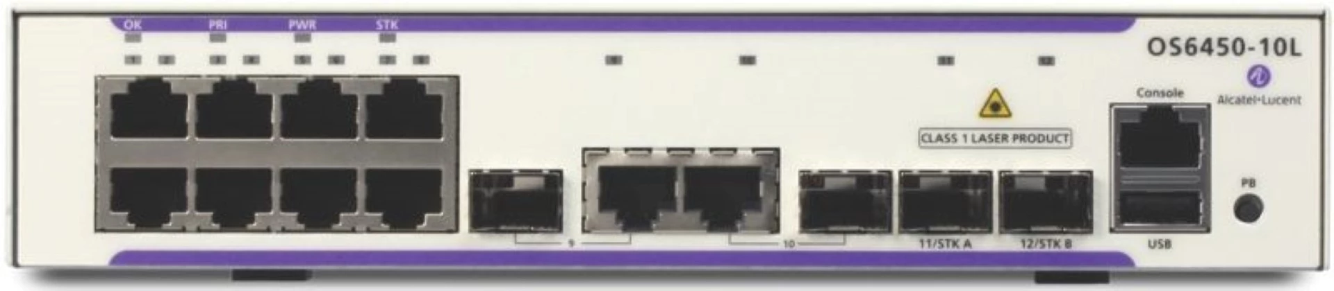 Alcatel-Lucent OmniSwitch 6450-10 WebSmart Gigabit Ethernet LAN Switch OS6450-10L