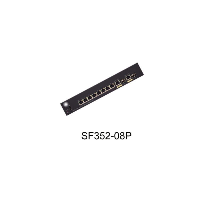 Cisco New SF352-08P SF352-08 8-port 10/100 Small Managed Switch