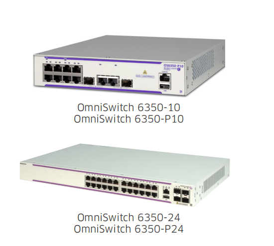 OS6350-10 Alcatel-Lucent OmniSwitch 6350 Gigabit Ethernet LAN switch family