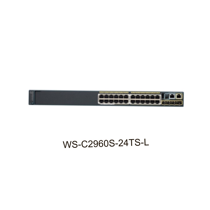Cisco WS-C2960S-24PS-L Network Equipments Catalyst 2960S 24 GigE PoE 370W, 4 X SFP LAN Base