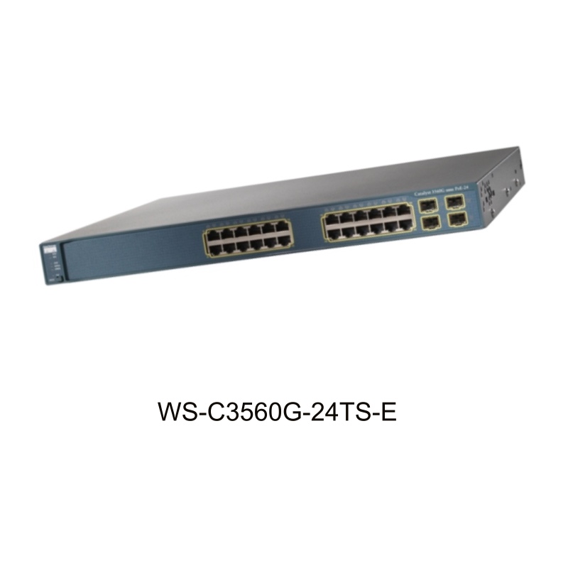 Cisco Original Used WS-C3560G-24TS-E 3560 24 10/100/1000T + 4 SFP StandardImage