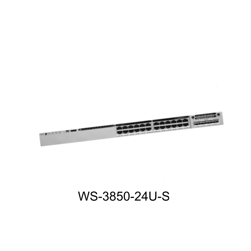Cisco WS-C3850-24U-S Original New in Box 3850 Series 24 Ports Switched Virtual Interfaces (SVIs) UPOE IP Base