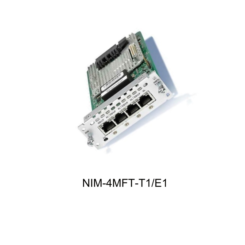  Cisco NIM-4MFT-T1/E1 4 port Multiflex Trunk Voice/Clear-channel Data T1/E1 Module For Cisco ISR4000 Routers
