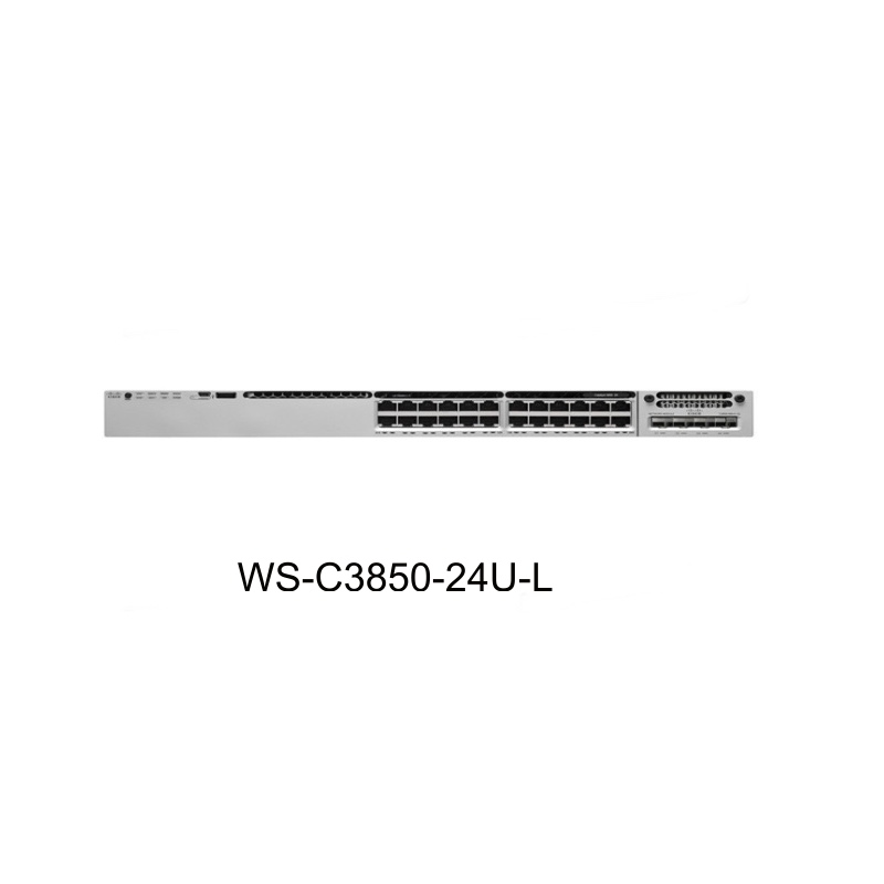 Cisco Price WS-C3850-24U-L 3850 Series High-Performance 24 Port GE Switch 480 G UPOE Lan Base Switch
