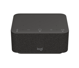 LOGI DOCK All-in-one docking station with meeting controls and speakerphone.