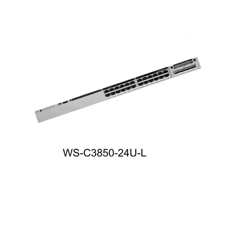 Cisco Price WS-C3850-24U-L 3850 Series High-Performance 24 Port GE Switch 480 G UPOE Lan Base Switch
